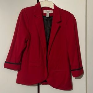 Red blazer